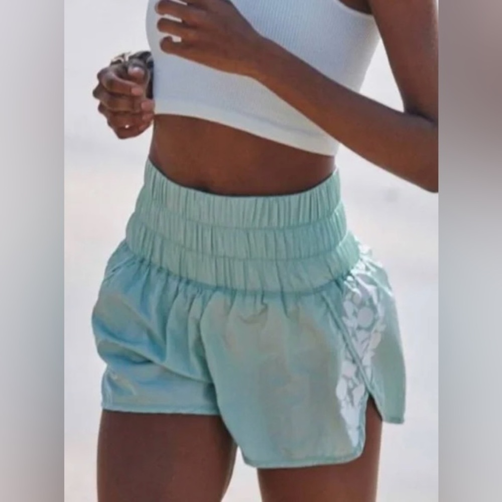 The Way Home Shorts ~  by Free People Movement 
Mint Green  *** NWOT *** - Picture 7 of 14